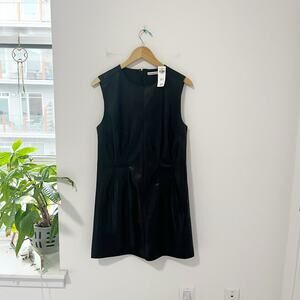 NEW Abercrombie & Fitch Black Faux Leather Dress Size Medium